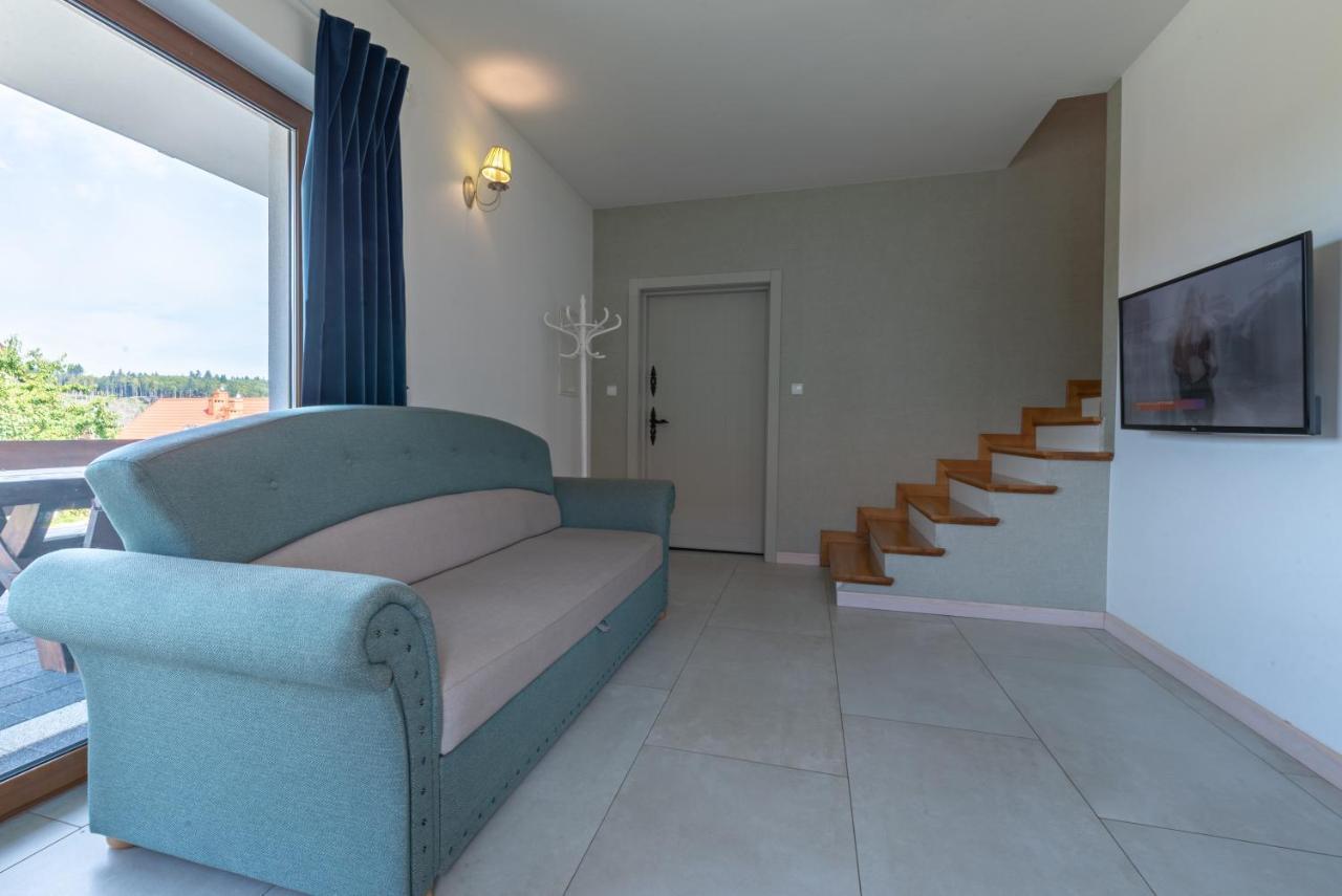 Malinowe Wzgorze Domki 90 M2 Z Sauna I Balia Krzeszna Экстерьер фото